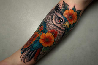 do your watercolor custom tattoo design and illustration