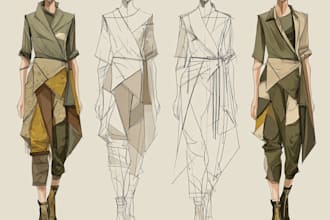 make graphic design for clothing brand