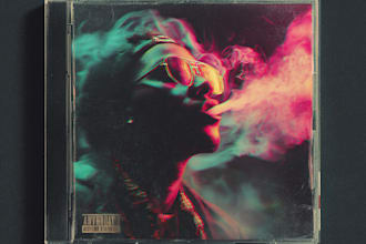 design unique music album cover art for you