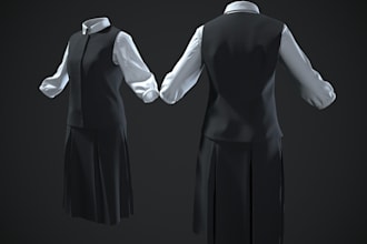 create 3d clothing metahuman garment 3d mock up second life clothing apparel