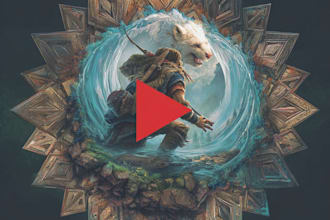 do a custom fantasy gaming or youtube channel logo