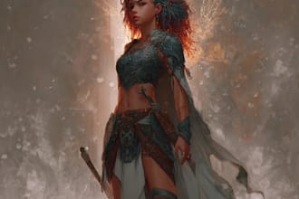 fantasy character art and concept art