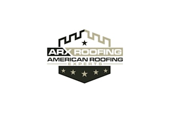 design rooftops, houses, and modern, sleek fonts logo