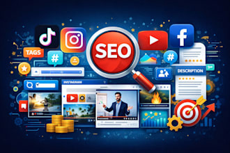 optimize videos with SEO for youtube and other social media