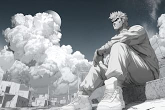 draw great manga pages for you