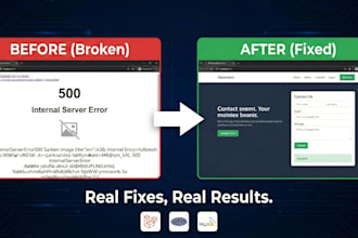 fix laravel, php and mysql bugs and errors fast