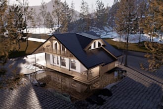 provide photorealistic architectural renderings