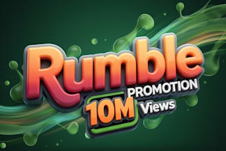 rumble video promotion, rumble promotion and growth rumble, rumble channel pro