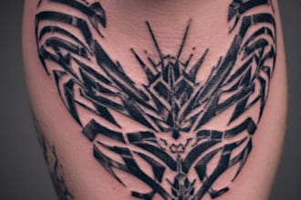 design unique tribal tattoo illustration