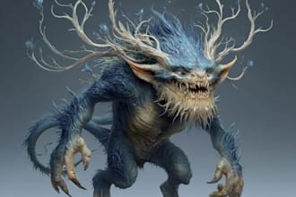 make creature and monster design with great details