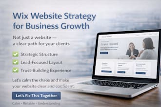wix studio website design wix studio website redesign wix studio mobile design
