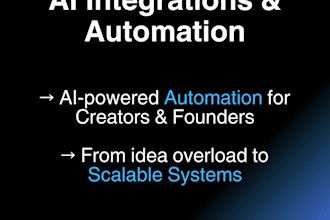 integrate ai and automation into your website or software