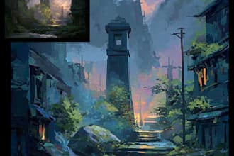 create environment concept art