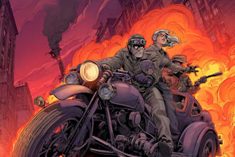 do comic book illustration comic strip comic graphics novel cover art artist