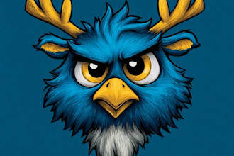 design a mascot or cartoon logo