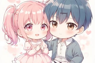 draw cute anime chibi art unique style