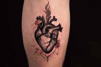 create a small, minimalistic, fine line spiritual tattoo