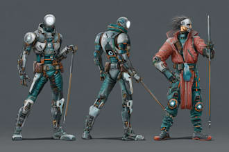 make sci fi illustration and sci fi sci fi illustration art