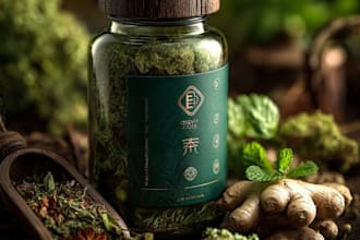 create professional product label design