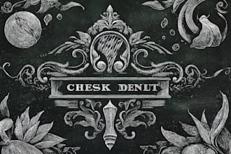 custom chalkboard graphic design and digital chalkboard art