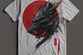 do amazing cartoon t shirt design for you