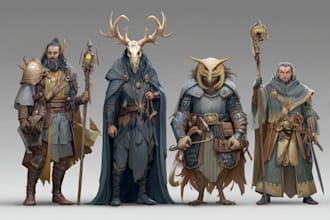 illustrate your fantasy rpg character or party