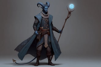 do dnd party, fantasy, game concept art
