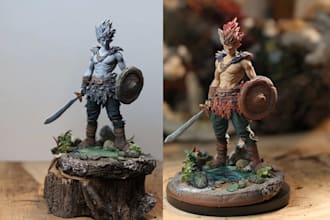 print and paint warhammer tabletop miniatures figure