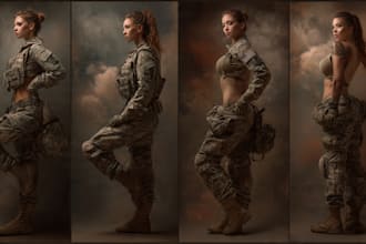 design military and army themed logo and patches