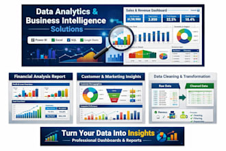 be your data analyst and business expert in power bi excel