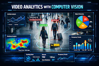 develop custom computer vision systems for video analytics and biometrics