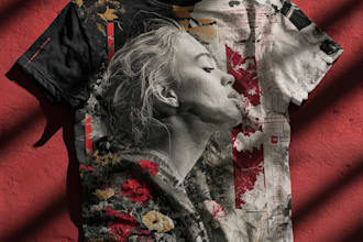 design custom clothing merch vintage t shirt design