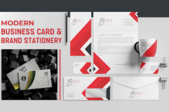 create professional business card and brand stationery design