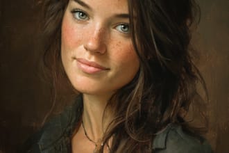 draw realistic self portrait best oil painting