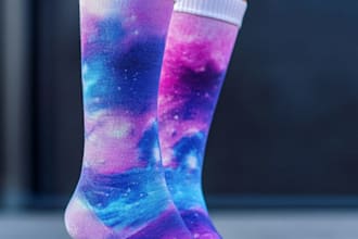 design custom and unique socks design