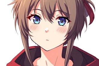 make fabulous anime character for you