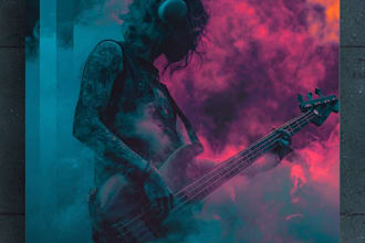 create  a metal album cover artwork for you