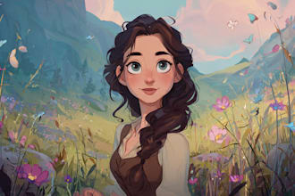 do disney cartoon portrait