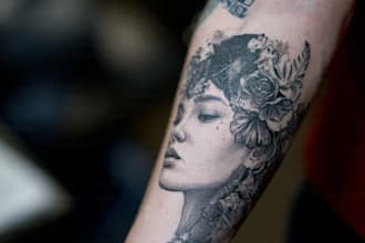draw your tattoo sketch and design