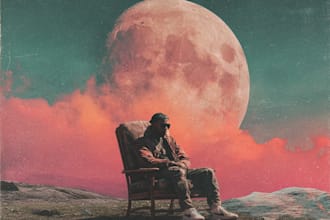 create a metal album cover artwork for you