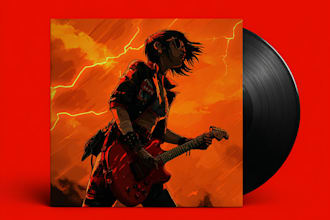 design  cover art album caricature cartoon hip hop rap music