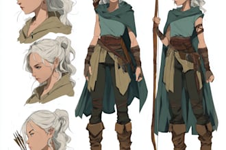 do a dnd character design and illustration