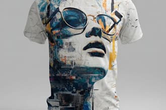 create a tshirt design in modern streetwear style