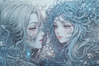make hand drawn art illustration for you