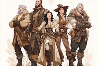 draw your dnd party