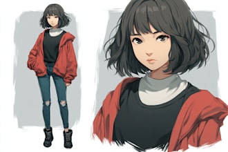paint a fabulous anime or roleplaying character