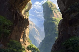 create environment concept art