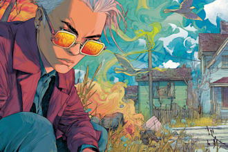 comic book illustration with comic book illustrator