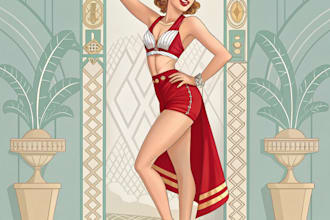 make e pin up girl and pin up girl art