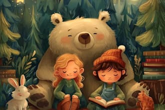 children story book illustration children story children